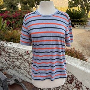 Nike Running Dri-Fit Striped T-Shirt - size M